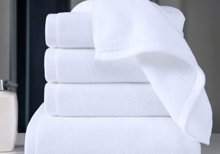 1-White-Plain-Hotel-Towels-1 Towel - Image 1